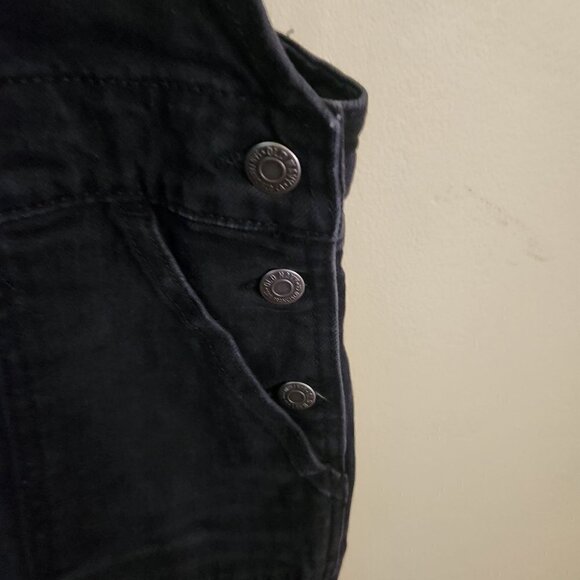 Old Navy Denim Black Overalls Size 10 Tall - Picture 5 of 7